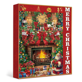 Weihnachts-Kamin-Puzzle 1000 Teile